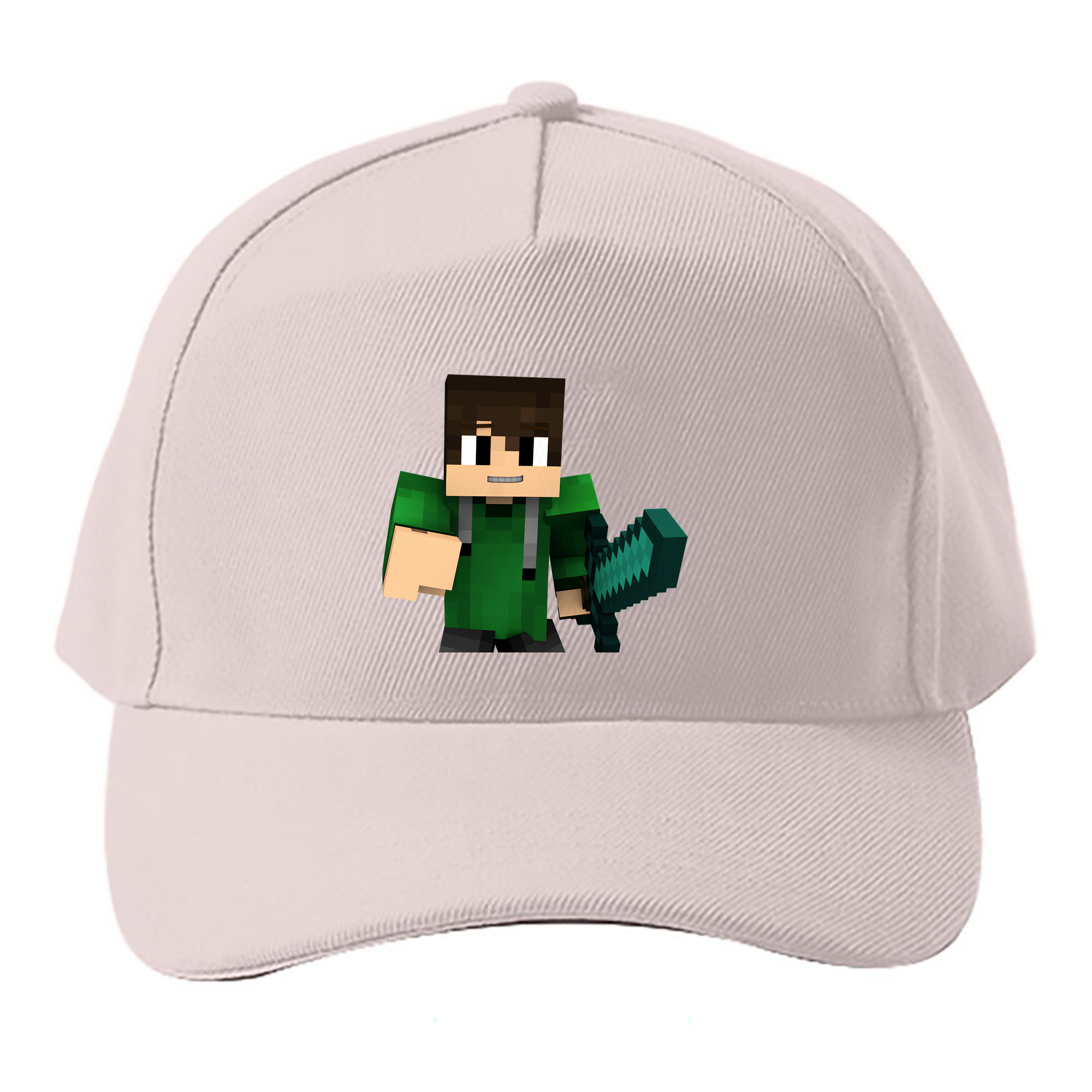（画像用） マインクラフト ブロックの世界 Minecraft MC Block world ベースボールキャップ 綿100％ 男女兼用 帽子 スポーツ